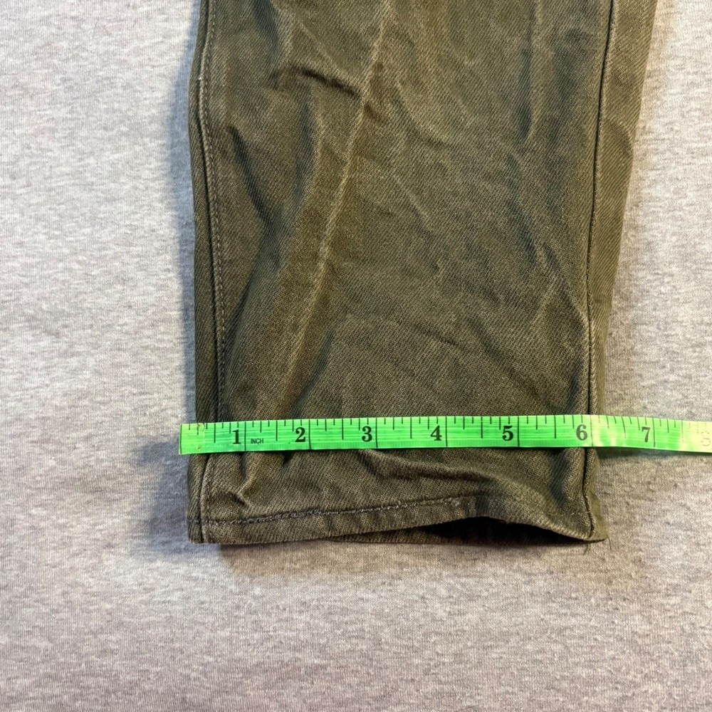 Levi's 501 White Oak Cone Denim Jeans 34x30 (tag)Olive Green Mens Button Fly - Picture 12 of 12